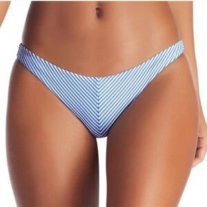 NWT Vitamin A Hampton Stripe Reversible Bikini Bottoms